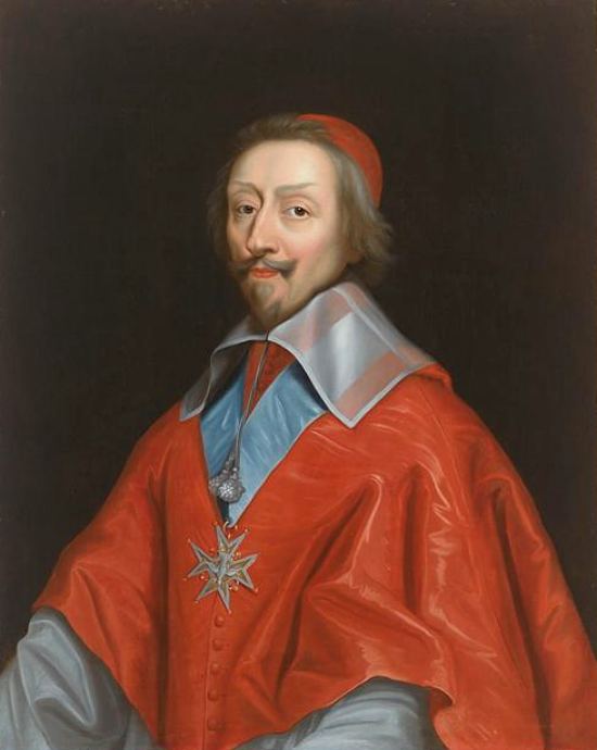 Le cardinal de Richelieu, d'après une peinture de Philippe de Champaigne (1602-1674)