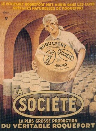 Réclame pour le roquefort Société (1932)
