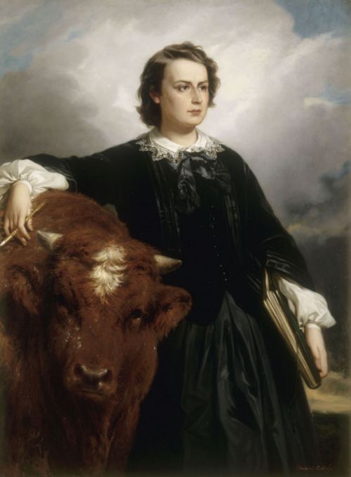 Portrait de Rosa Bonheur par Edouard-Louis Dubufe en 1857