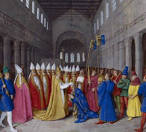 Sacre de Charlemagne le 25 décembre 800