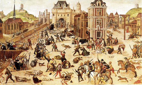 Le Massacre de la Saint-Barthélemy. Peinture de François Dubois