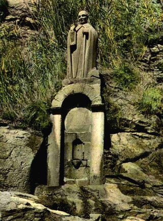 Presqu'île de Rhuys. Fontaine de Saint-Gildas