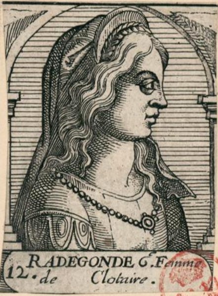 Représentation de sainte Radegonde