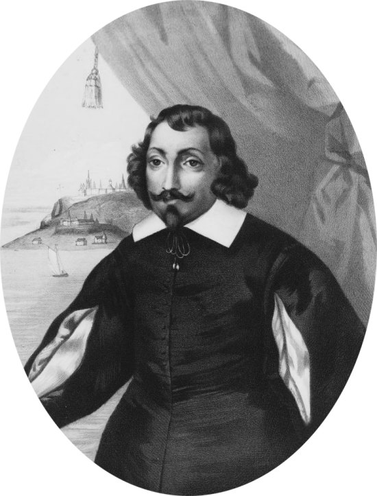 Samuel de Champlain. Gravure de 1854