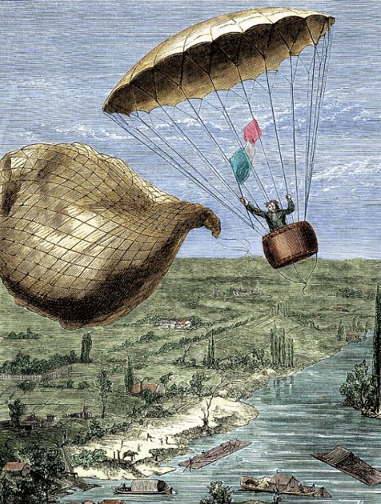 Saut en parachute d'André-Jacques Garnerin, le 22 octobre 1797