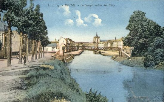 Scarpe : l'entrée des eaux, à Douai
