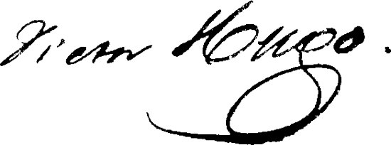 Signature de Victor Hugo