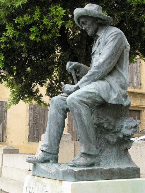 Statue de Jean-Henri Fabre à Sérignan-du-Comtat (Vaucluse)