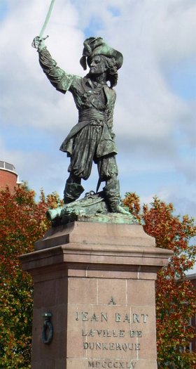 Statue de Jean Bart, à Dunkerque