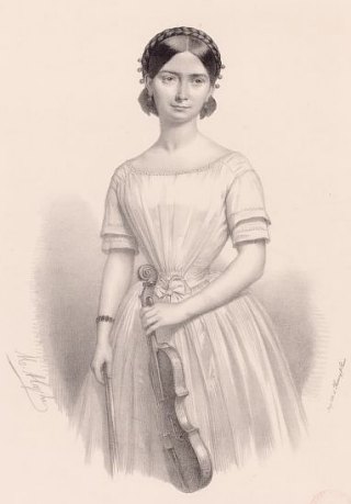 Thérésa Milanollo en 1850