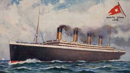 Le Titanic, paquebot transatlantique parti de Saouthampton à destination de New-York