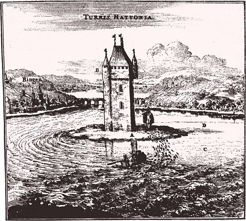 La Tour des Rats sur le Rhin