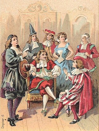Molière et sa troupe
