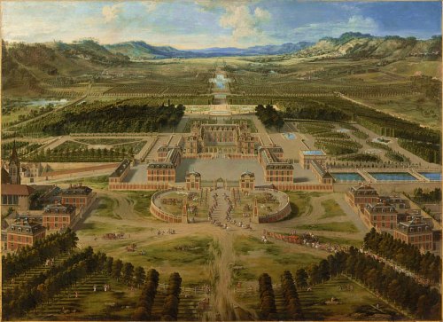 Le château de Versailles et son parc en 1668