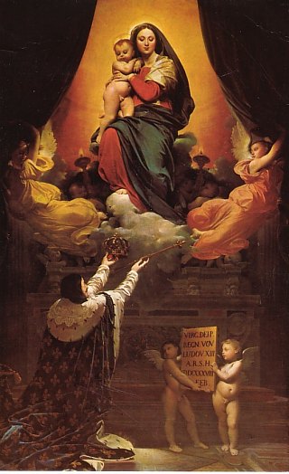 Voeu de Louis XIII. Peinture d'Ingres Voeu de Louis XIII. Peinture d'Ingres
