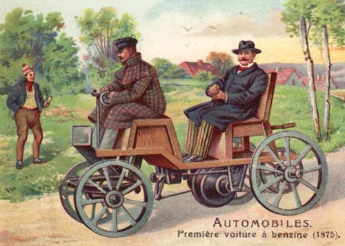 Première voiture à benzine (1875) Première voiture à benzine (1875)