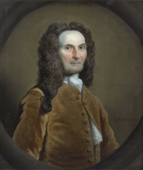 Abraham Moivre. Peinture de Joseph Highmore (1736)