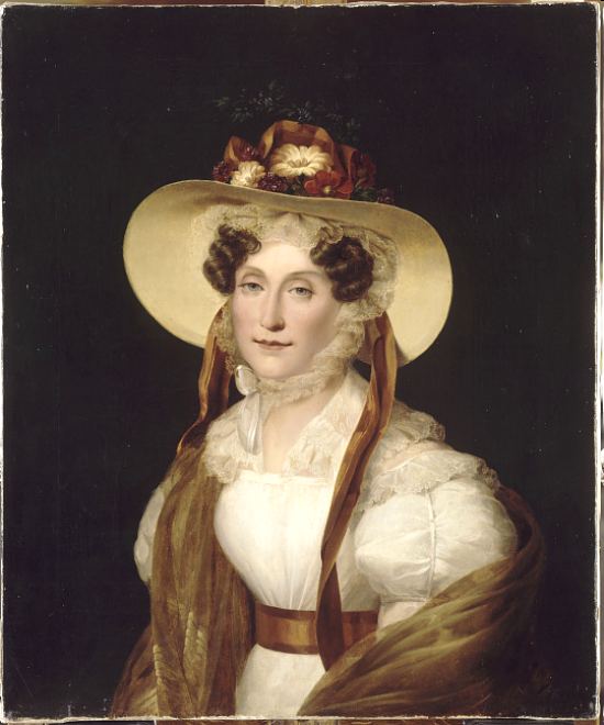 Adélaïde d'Orléans. Peinture de Marie-Amélie Cogniet (1838)