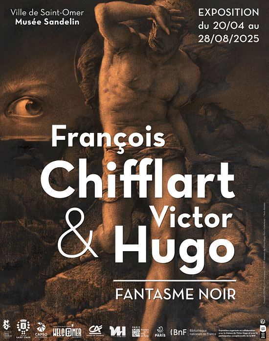 Affiche de l'exposition François Chifflart & Victor Hugo – Fantasme noir