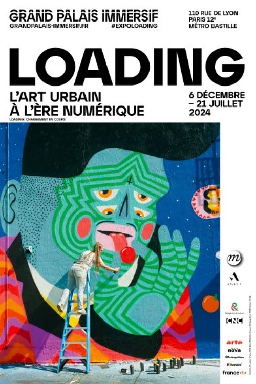 Affiche de l'exposition Loading. L'art urbain à l'ère numérique