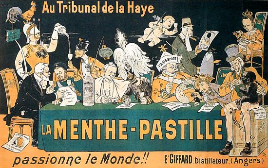 Menthe-Pastille Giffard. Affiche publicitaire de 1904