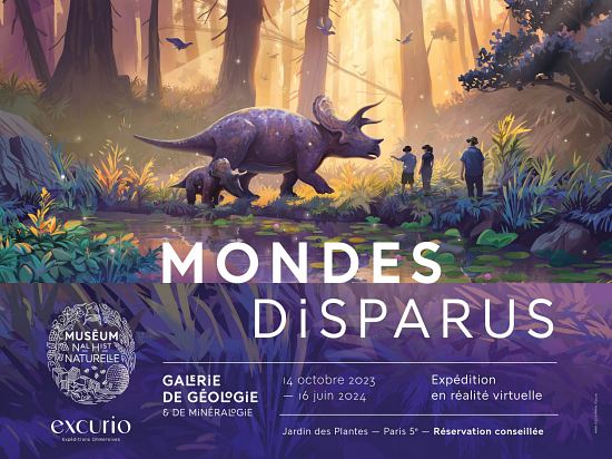 Affiche de l'exposition Mondes disparus