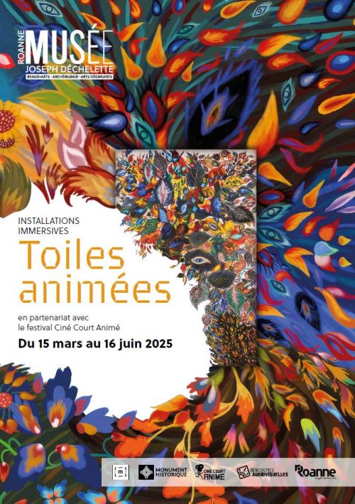 Affiche de l'exposition Toiles Animées