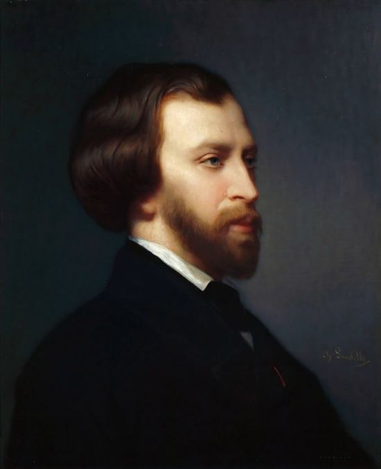 Alfred de Musset. Peinture de Charles Landelle (1821-1908)