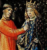 Louis VII prenant la croix pour la IIe Croisade