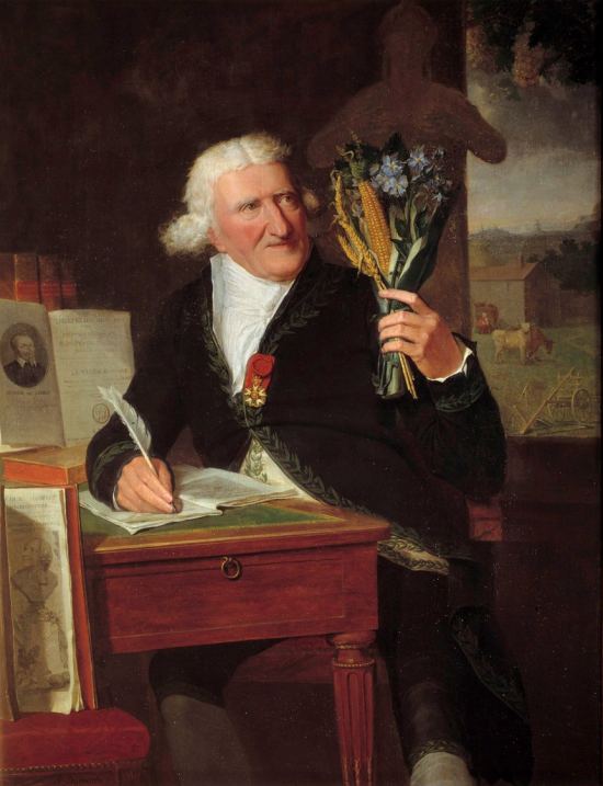 Antoine Parmentier portant la Légion d'honneur (1737-1813). Peinture de François Dumont (1751-1831)