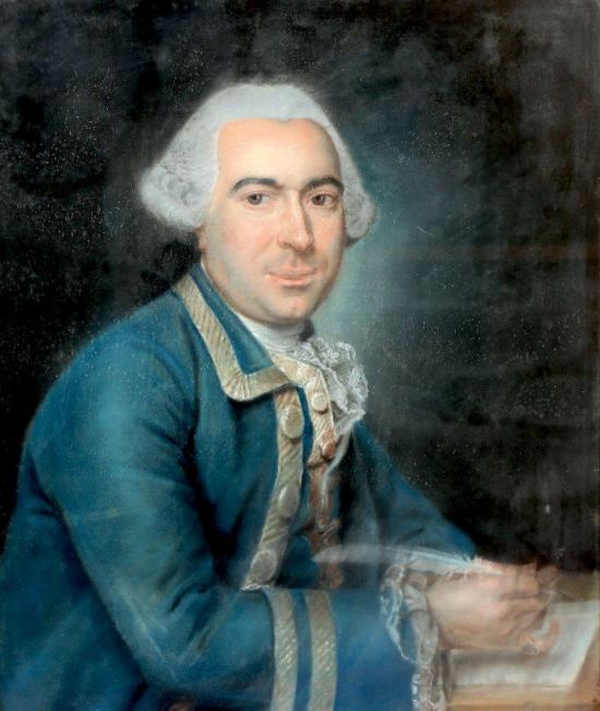 Armand-Louis Couperin. Peinture réalisée en 1766 par Charles-Nicolas Noël (1728-1798)