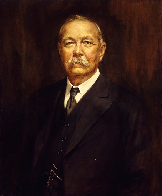 Arthur Conan Doyle. Peinture de Henry L. Gates (1927)