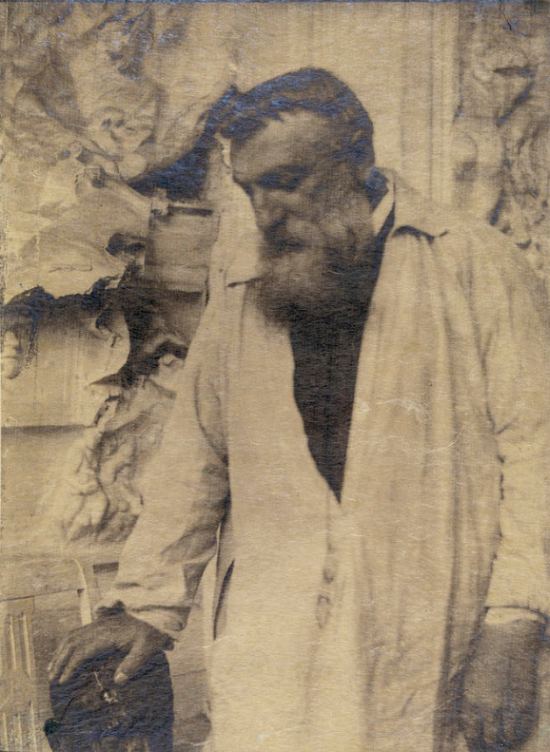 Auguste Rodin en 1906. Photographie réalisée par Gertrude Kasebier