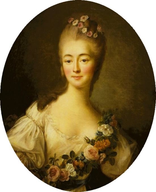 Marie-Jeanne du Barry en 1769. Peinture de François-Hubert Drouais