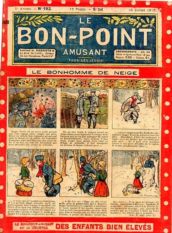 Le Bon-Point du 13 juillet 1916