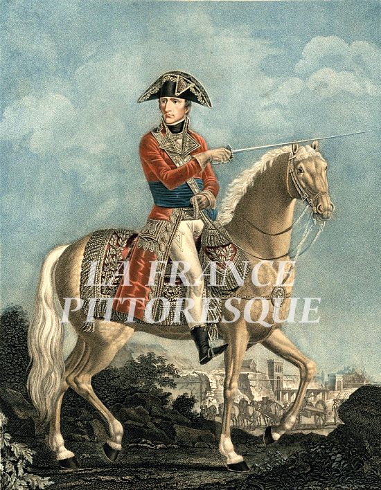Bonaparte Premier Consul. Gravure d'Alexis Chataignier (1772-1817)