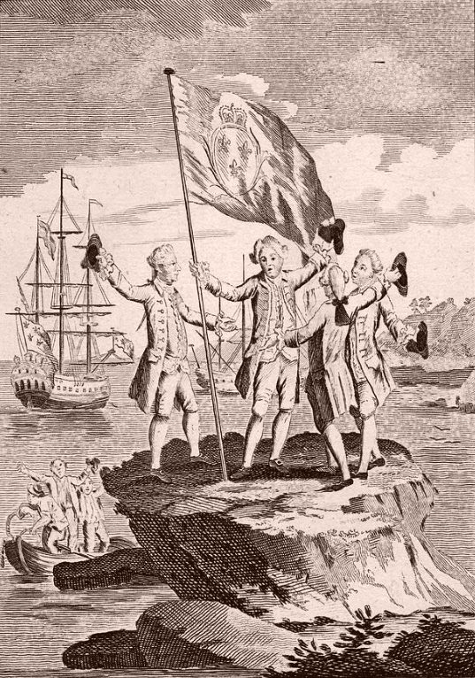 02 avril 1768: Bougainville aperçoit les côtes de Tahiti Bougainville-magellan