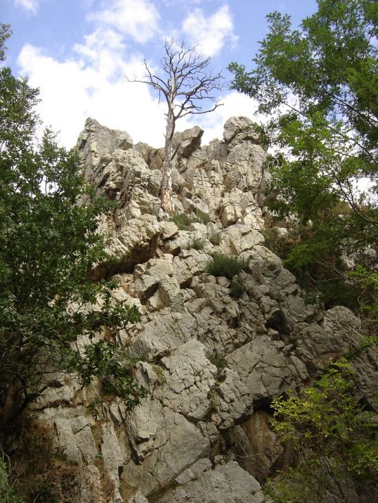 Brèche-au-Diable, aux environs de Soumont-Saint-Quentin et de Potigny (arrondissement de Falaise, dans le Calvados)