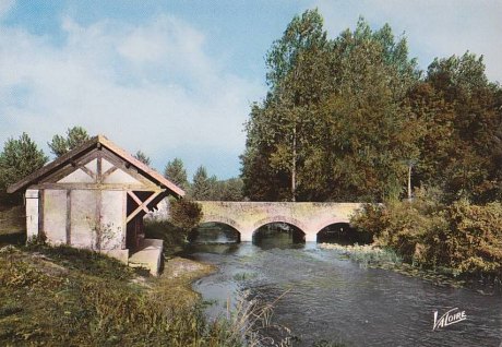 La Brenne coulant à Vernou-sur-Brenne