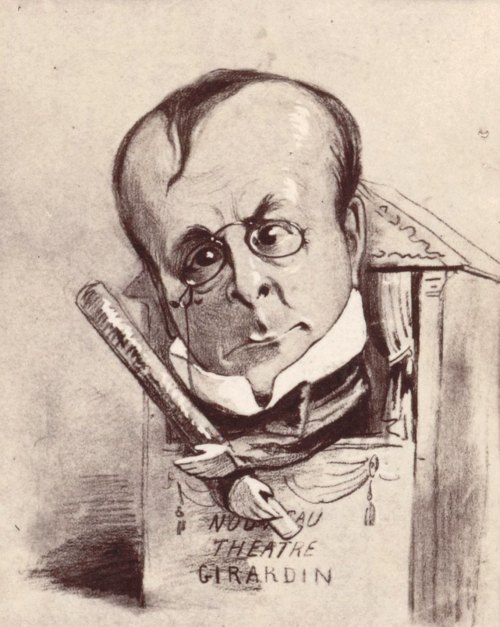 Caricature d'Émile de Girardin pour le Panthéon Nadar (1900)
