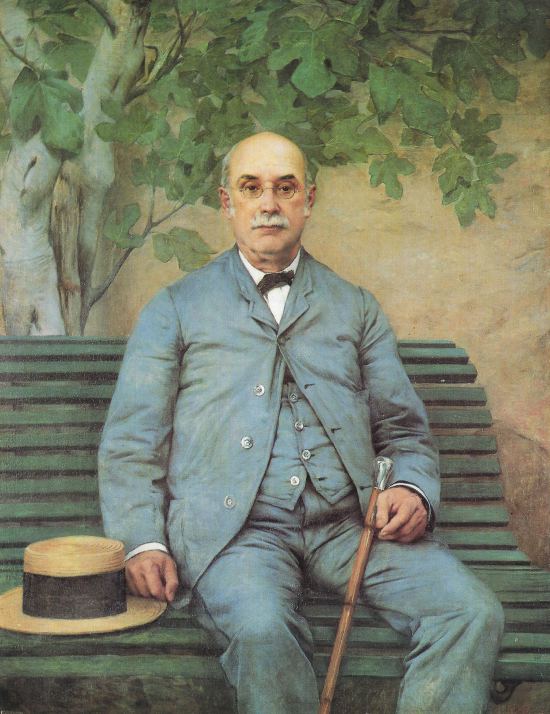 Célestin Leydet (père de Victor). Peinture de Victor Leydet