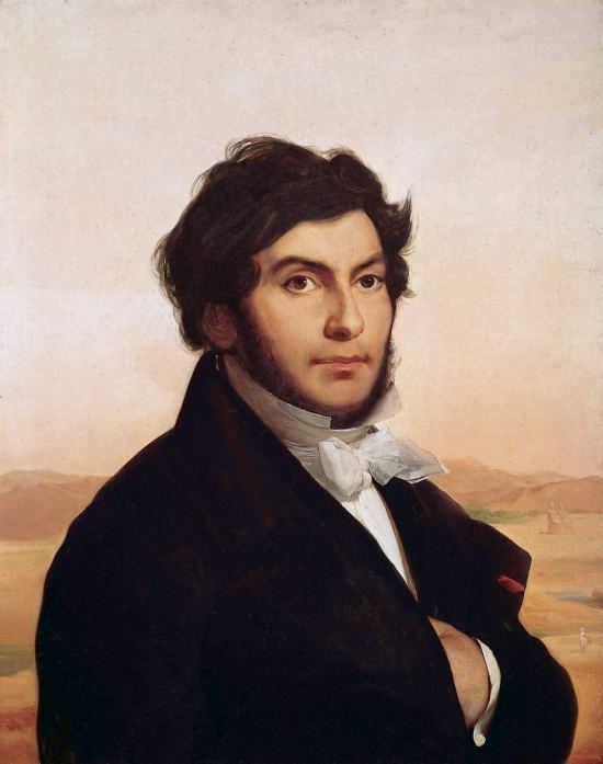 Jean-François Champollion. Peinture de Léon Cogniet (1831)