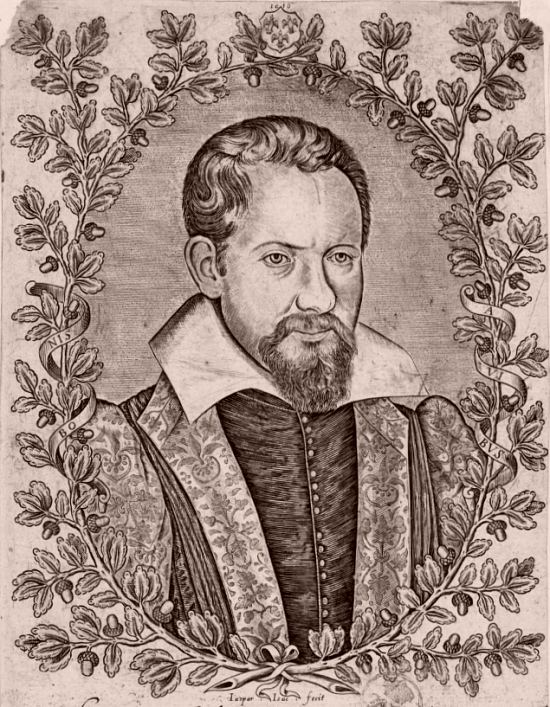 Le jurisconsulte Charles Loyseau (1564-1627). Gravure d'époque de Jaspar Isaac (1585-1654)
