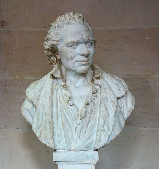 Buste de Charles De Wailly, par Augustin Pajou (1789)