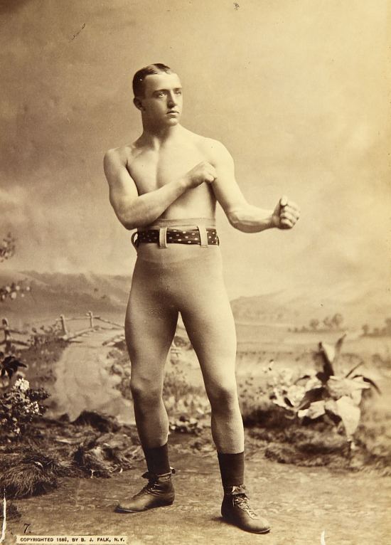 Charley Mitchell. Photographie de 1886