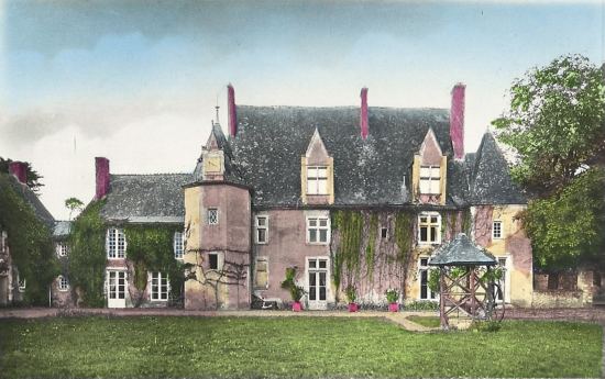 Château de Belle-Fille (Sarthe) au milieu du XXe siècle