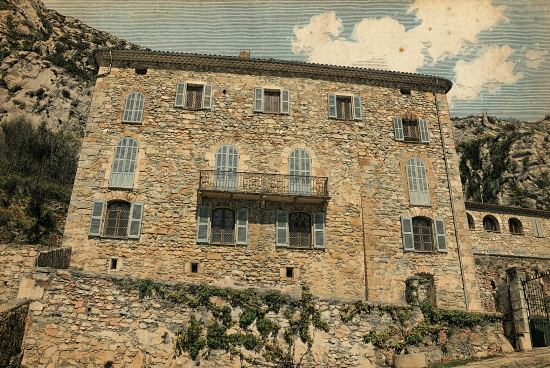 Château de Saint-Auban, datant du XVIe siècle, où résidait Jean Trouin dit Delisle en 1710