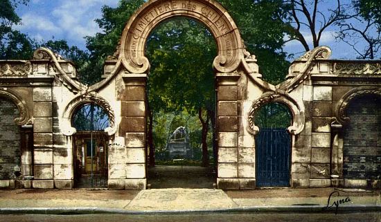 Entrée du cimetière animalier d'Asnières