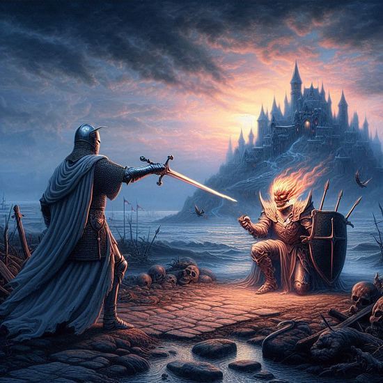 Le diable est vaincu par Geoffroi de Marsais