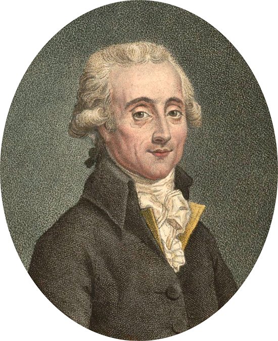 Georges Couthon. Estampe de 1792 de Joseph Ducreux